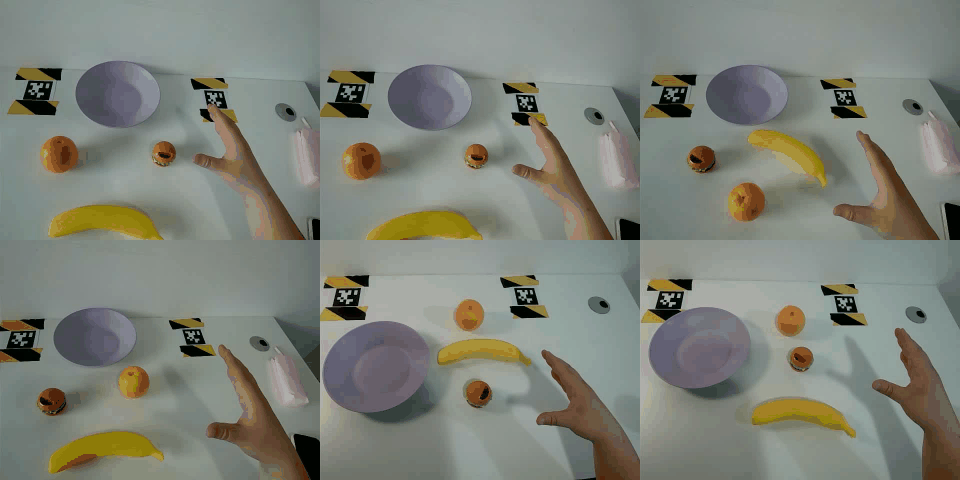 MADiff real-time hand motion prediction demo